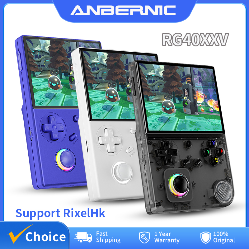 Retro Gaming Qss - ANBERNIC RG40XXV Konsol Game Genggam Retro