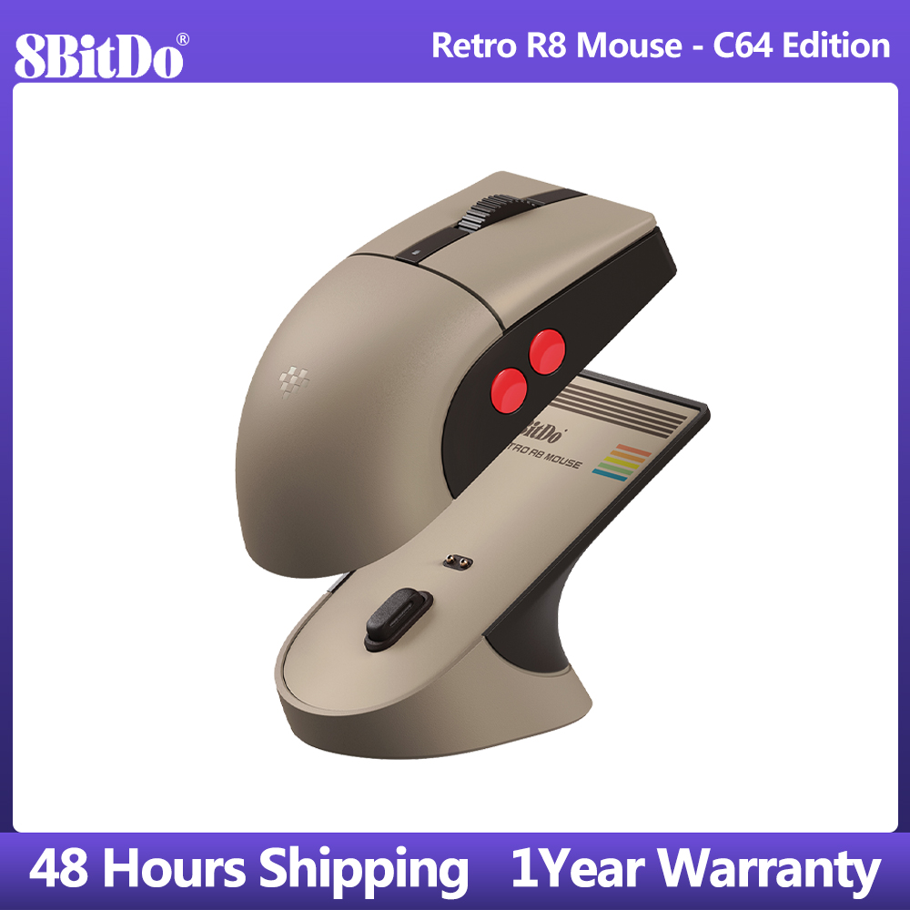 Mouse Gaming Retro - Mouse Gaming Nirkabel 8BitDo Retro R8