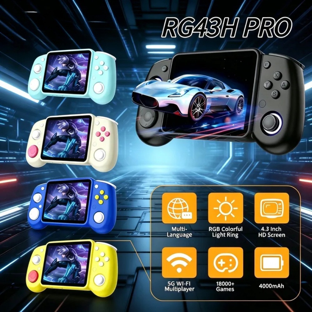 Retro Gaming Device Handheld - Konsol Game Genggam Retro Portabel RG43H