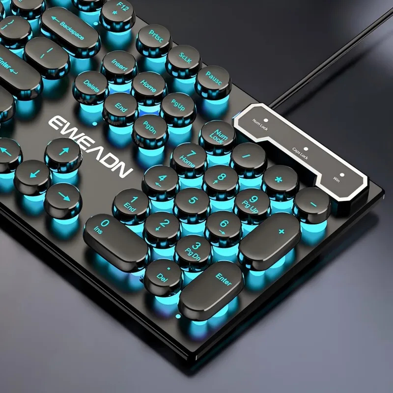 Mouse Gaming Retro - Set Keyboard dan Mouse Retro Punk