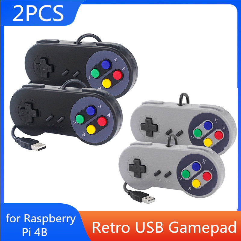Retro Gaming Raspberry Pi - 2 Buah USB Gamepad Retro Gaming