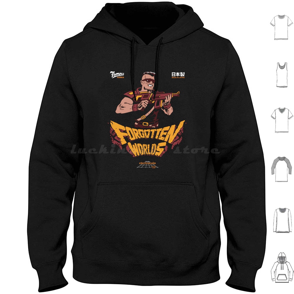 World Of Retro Gaming - Hoodie Gaming Retro Vintage Forgotten Worlds
