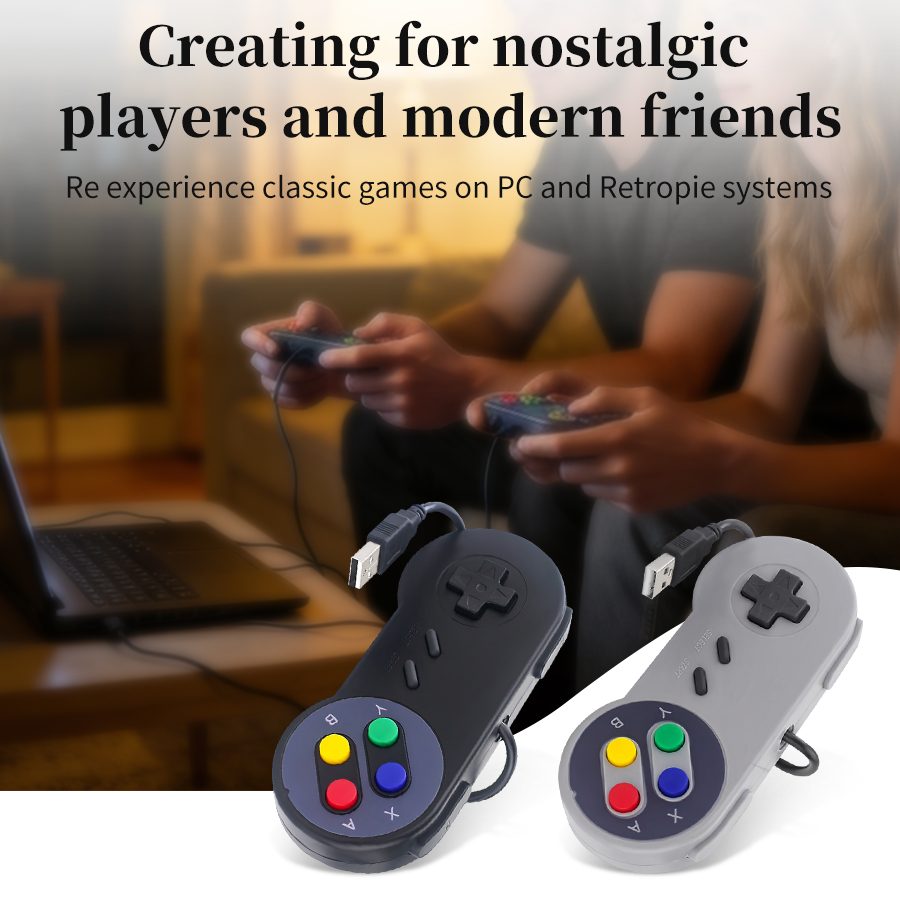 Retro Gaming Raspberry Pi - Gamepad Retro USB untuk PC NESPi