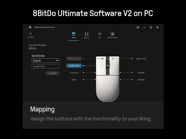 Mouse Gaming Retro - Mouse 8BitDo Retro R8 dengan Sensor