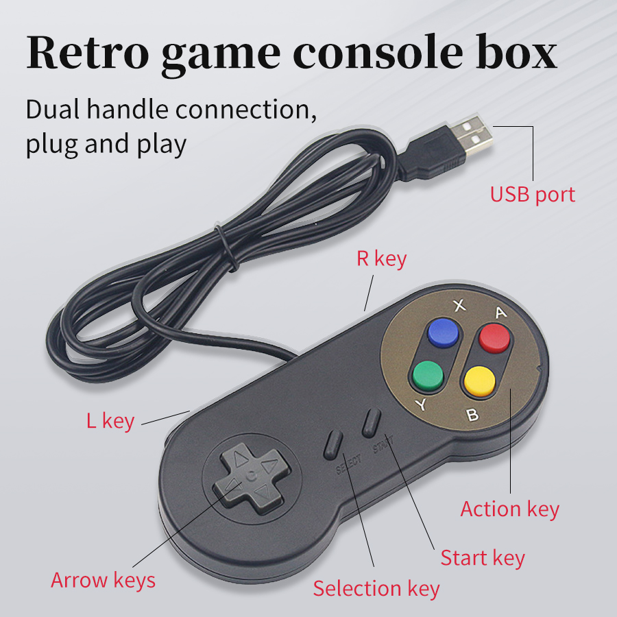 Retro Gaming Raspberry Pi - Gamepad USB Plug and Play untuk