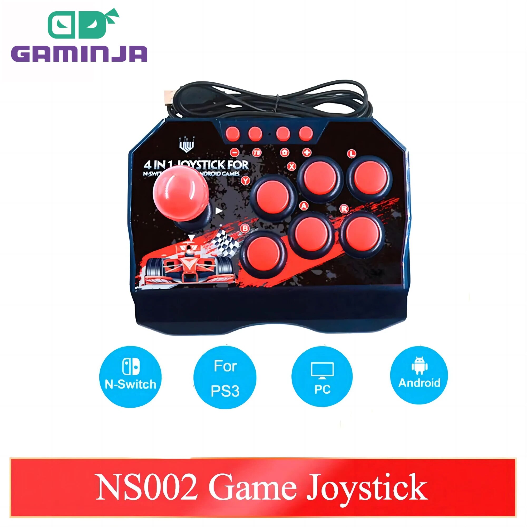 GAMINJA NS002 4 In 1 Retro Arc - Retro Gaming Raspberry Pi ulasan dan harga