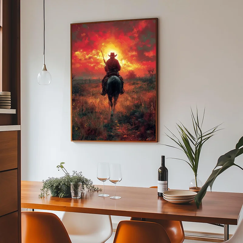 Poster Lukisan Kanvas Red Dead - Retro Gaming Us ulasan dan harga