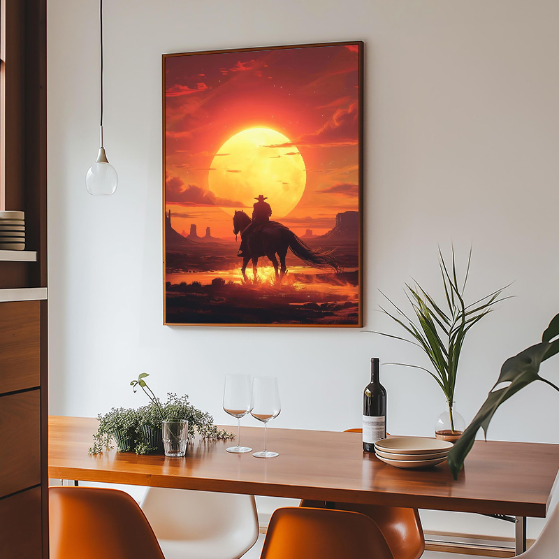 Poster Lukisan Kanvas Red Dead - Retro Gaming Us ulasan dan harga