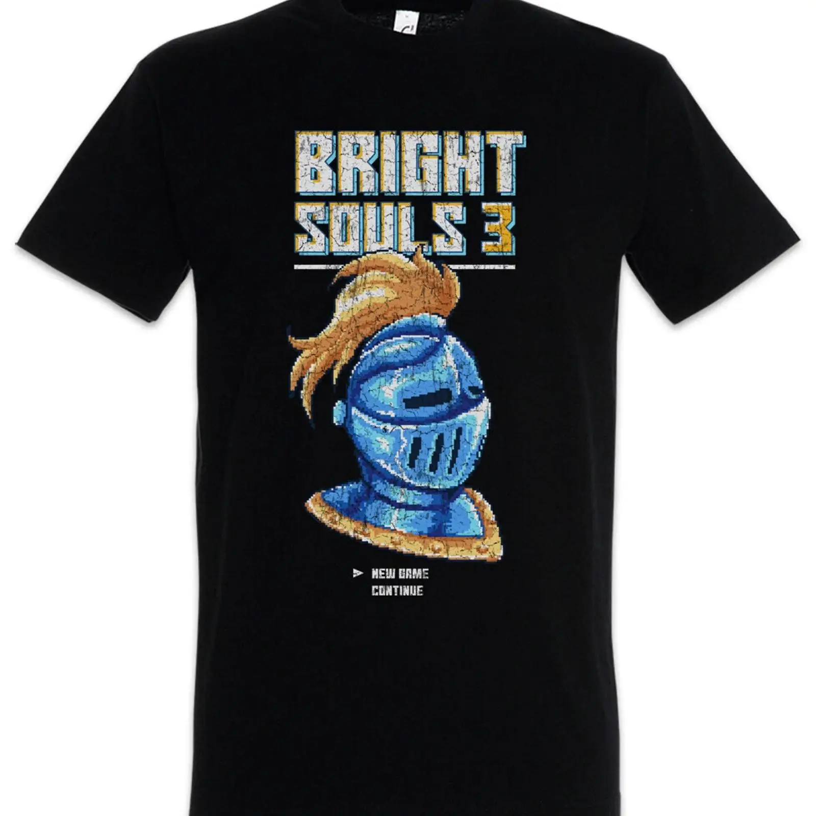 Bright Souls 3 T Shirt Pixel 8 - Retro Knight Gaming ulasan dan harga