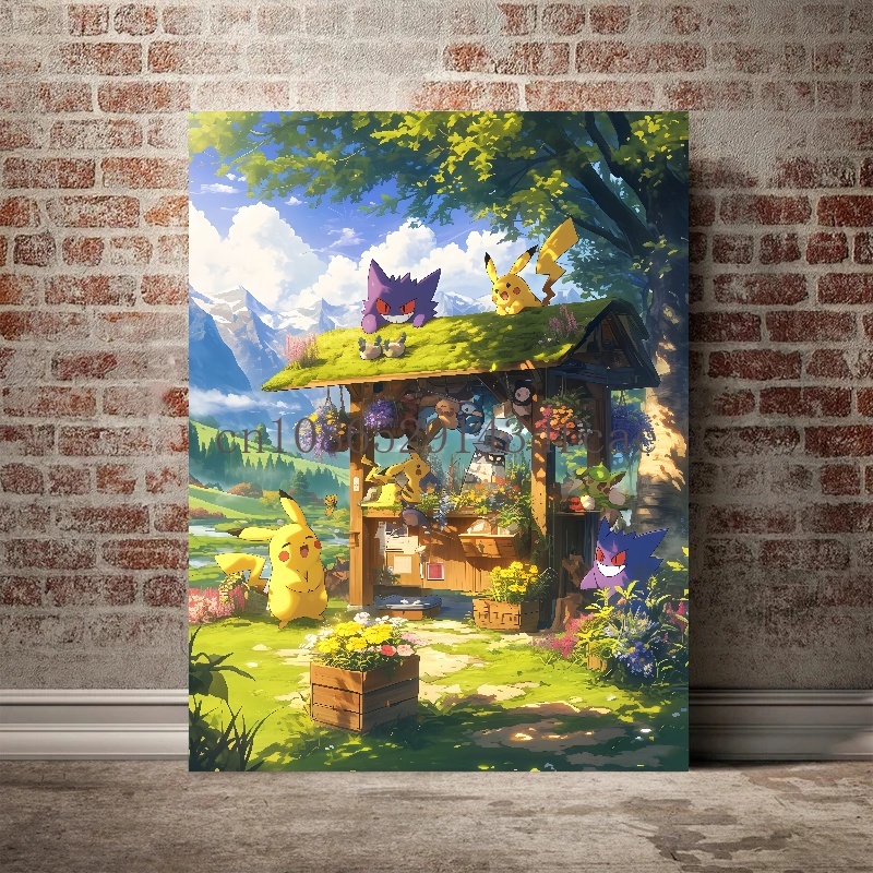 Pokemon Poster kartun Retro Pi - Retro Gaming Pokemon ulasan dan harga