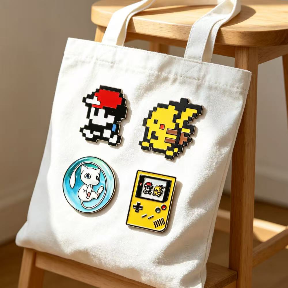 4pcs Pin Enamel Retro Game Bit - Retro Gaming Pokemon ulasan dan harga