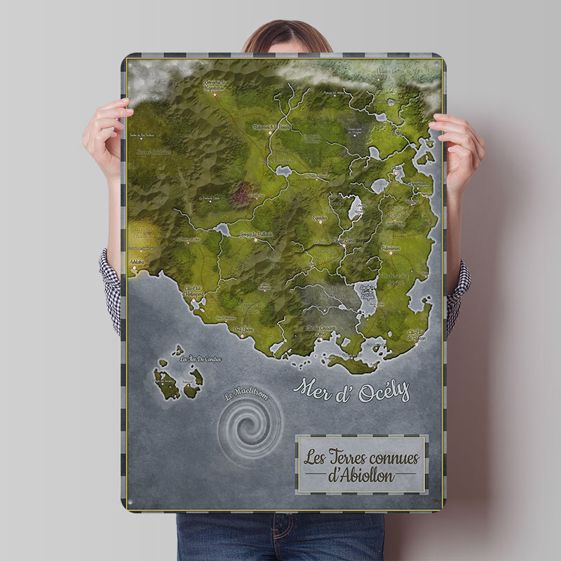Poster Logam Peta Dunia Abioll - World Of Retro Gaming ulasan dan harga