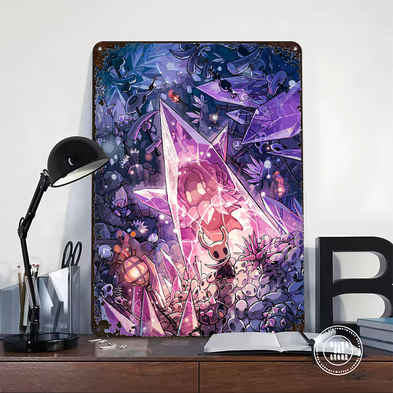 Poster Tinplate Game Hollow Kn - Retro Knight Gaming ulasan dan harga