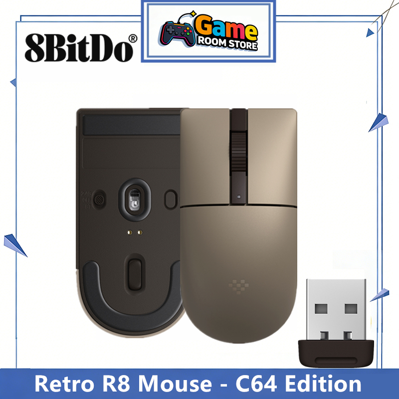 Mouse Gaming 8BitDo Retro R8 - - Mouse Gaming Retro ulasan dan harga