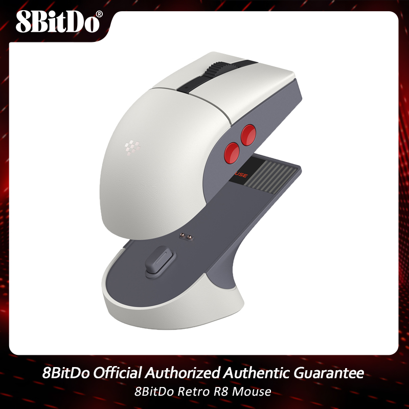 Mouse 8BitDo Retro R8 dengan S - Mouse Gaming Retro ulasan dan harga